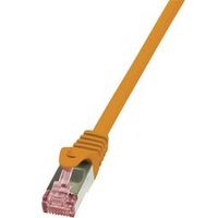 Logilink CQ2058S RJ45 Netzwerkkabel, Patchkabel CAT 6 S/FTP Orange