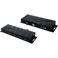 Exsys EX-6002PoE Ethernet 1Gigabit zu 4 USB mit PoE