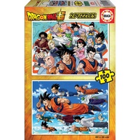 Educa Puzzle Dragon Ball Super, 2 x 100 Teile,