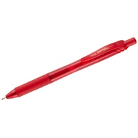 Pentel ENERGEL BL107 Gelschreiber rot/transparent 0,35 mm, Schreibfarbe: rot,