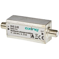 Axing SVS 2-02 Satelliten-Leitungsverstärker Inline Breitband (20 dB, 47