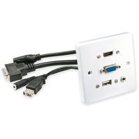 Lindy 60220 HDMI + VGA + USB A +