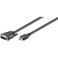 Goobay 50581, 3 m, HDMI, DVI-D CABLE BLACK 3.0m