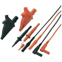 VOLTCRAFT Sicherheits-Messleitungs-Set 1.20 m Schwarz, Rot MS-5