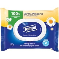 Tempo Feuchtes Toilettenpapier Sanft & Pflegend 1-lagig,