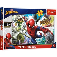 Trefl 13235 Ein geborener Held, Marvel Spiderman 200 Teile,