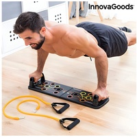 InnovaGoods Trainingssystem mit Widerstandsbändern und Pulsher-Übungsanleitung, für Erwachsene, Unisex,