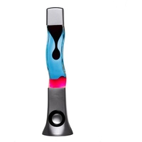 Licht-Erlebnisse Lautsprecher Lavalampe BECKSTER Blau Rot mit Bluetooth Schalter