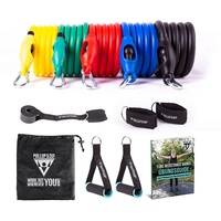 PULLUP & DIP Widerstandsbänder Set, Fitnessbänder Resistance Bands mit