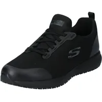 SKECHERS Squad SR Myton Sneaker, Black Textile Synthetic, 42