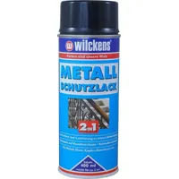 Wilckens Metall-Schutzlack Spray 2in1 schwarz, 6er Set