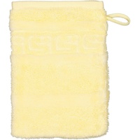 CAWÖ Waschhandschuh Noblesse 16 x 22 cm Baumwolle Gelb