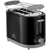 LENTZ 2-Scheiben Toaster Toastautomat schwarz 74271 - Schwarz