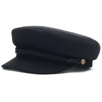 BRIXTON Fiddler Cap Schwarz, S