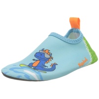 Playshoes Unisex Kinder Barfuß-Schuhe, Dino 24/25