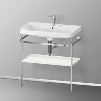 Duravit Happy D.2 Waschtisch mit Gestell, HP4837E3939, c-shaped