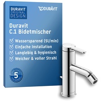 Duravit C.1 Zugstangen-Ablaufgarnitur Verchromt