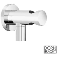 Dornbracht Wandanschlussbogen mit integriertem Brausehalter,