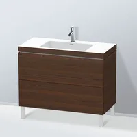 Duravit Vero Air Waschtisch mit L-Cube Waschtischunterschrank mit 2