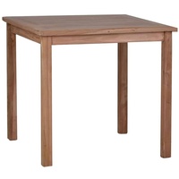 MiaMöbel Teak Esstisch 70x70cm Massivholz Teak