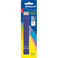 Pelikan Bleistift 2B Sechskant, Blau, 3er Set