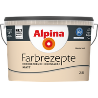 Alpina Farbrezepte Innenfarbe 2,5 l weicher sand