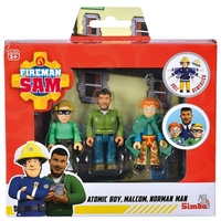 Simba Feuerwehrmann Sam Set mit 3 beweglichen Figuren –