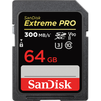 SanDisk Extreme Pro SDHC/SDXC UHS-II U3 V90 64 GB