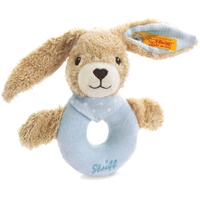 Steiff Hoppel Greifring 12 blau Hase Medium