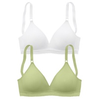 PETITE FLEUR Soft-BH Damen mint+weiß Gr.90AA