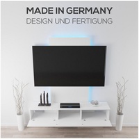 Tronitechnik TroniTechnik® TV-Lowboard TV Möbel hängend mit LED-Beleuchtung Wohnschrank