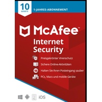 McAfee Internet Security Antivirus-Sicherheit 1 Lizenz(en) 1 Jahr(e)