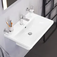 Duravit D-Neo Waschtisch 650 x 44 cm, mit Überlauf,