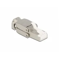 DeLock RJ-45 Stecker Cat.6a STP werkzeugfrei