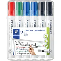 Staedtler 351 WP6 X Whiteboard-Marker farbsortiert 2,0 mm, 6