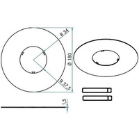 Brumberg 81006080 Reduzierring Schwarz