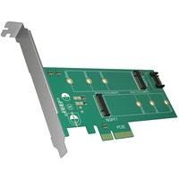 Icy Box IB-PCI209 PCI-Karte unterstuetzt 2x M.2 SSD zu