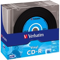 Verbatim CD-R 80min/700MB, 52x, 10er Slimcase