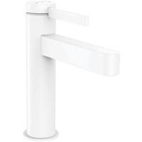 Hansgrohe Finoris 110 mit Push-Open Ablaufgarnitur, mattweiß