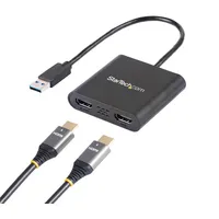 Startech StarTech.com USB 3.0 Dual HDMI Adapter - 4K