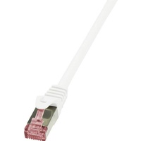 Logilink CQ2101S RJ45 Netzwerkkabel, Patchkabel CAT 6 S/FTP Weiß