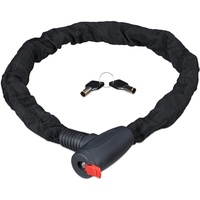 Relaxdays Fahrradschloss SECURE schwarz 100,0 cm