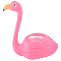 Esschert Design Flamingo Gießkanne aus HDPE, 28,6 x 14,4