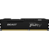 Kingston FURY Beast schwarz DIMM 4GB, DDR3-1600, CL10-10-10 (KF316C10BB/4)