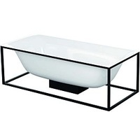 Bette „BetteLux Shape Freistehbadewanne 3453-440PLUS 190x90x45cm, snow, Glasur Farbgruppe