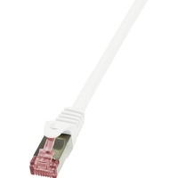 Logilink PrimeLine Patchkabel Cat6, S/FTP RJ-45/RJ-45, 50m, weiß CQ2141S