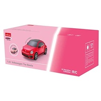 Jamara VW New Beetle 1:24 pink/rot