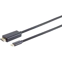 S-Conn 10-56025 1 m HDMI A (Standard) USB C