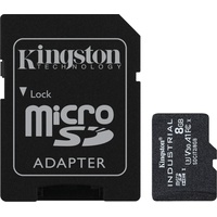 Kingston Industrial Temperature Gen2 R100 microSDHC 8GB Kit, UHS-I