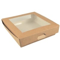 Papstar 25 PAPSTAR Feinkostboxen pure 19,0 x 19,0 cm